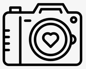 Camera With Heart Icon Transparent, HD Png Download, Free Download