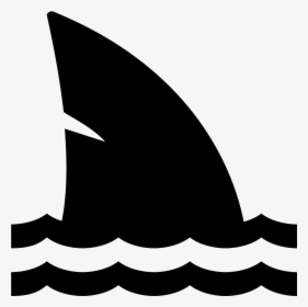 Vector Sharks Wave - Transparent Background Shark Icon, HD Png Download, Free Download