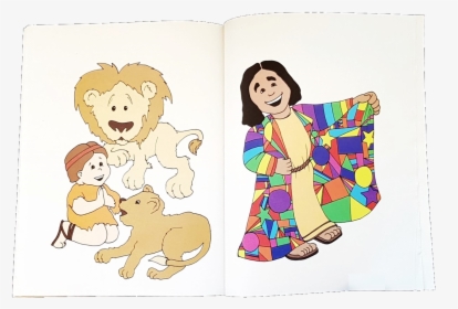Bible Stories Colouring Magic Book Trick Gospel - Cartoon, HD Png Download, Free Download