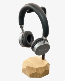 Oak Custom Wood Headphone Stand - Wooden Headphones Stands, HD Png Download, Free Download