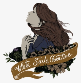 White Sails Creative Color Black Backgroun - Illustration, HD Png Download, Free Download