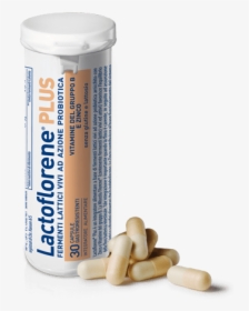 Lactoflorene Plus Capsule Tubo Montefarmaco - Lactoflorene Plus 30cps, HD Png Download, Free Download