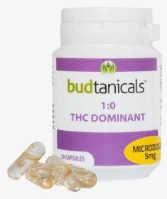 Budtanicals 50mg Thc Capsules, HD Png Download, Free Download