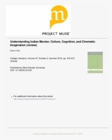 Project Muse, HD Png Download, Free Download