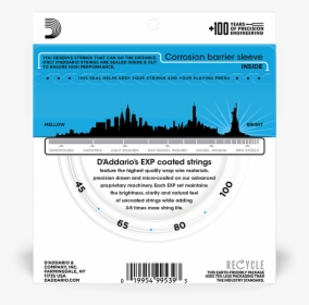 D Addario Acoustic Strings Back, HD Png Download, Free Download