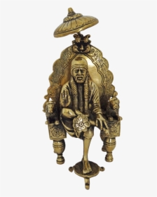 Brass Shridi Saibaba Statue, 5 X 10 Inch, Vgo Cart,5x10inch,handmade - Sai Baba Of Shirdi, HD Png Download, Free Download