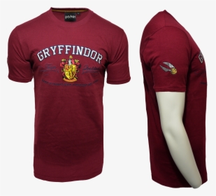 Licensed Unisex Applique Embroidery Gryffindor™ T Shirt - T-shirt, HD Png Download, Free Download