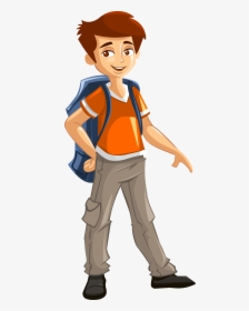 Transparent Cartoon Guy Png - Indian Boy Cartoon Character, Png Download, Free Download