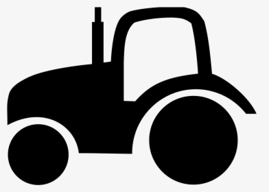 Black And White Tractor Drawing Clip Art - Tractor Clip Art, HD Png Download, Free Download