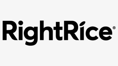 Rightrice Logo Flat - Company Logos Black And White, HD Png Download, Free Download