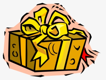 Vector Illustration Of Gift Wrapped Birthday, Anniversary,, HD Png Download, Free Download