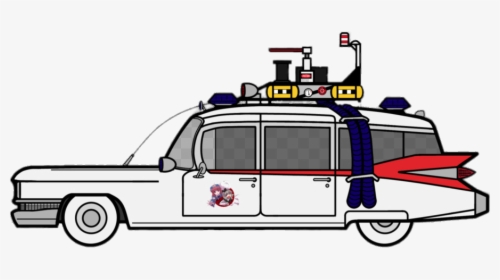 The Real Ghostbusters Ecto-1 - Ecto 1 Clipart, HD Png Download, Free Download