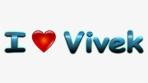 Vivek Love Name Heart Design Png - Love Yogi, Transparent Png, Free Download