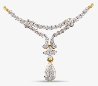 Buy Diamond Mangalsutra Online Best Mangalsutra Designs - Necklace, HD Png Download, Free Download