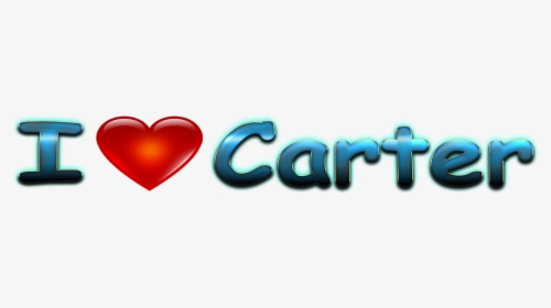 Carter Love Name Heart Design Png - Portable Network Graphics, Transparent Png, Free Download