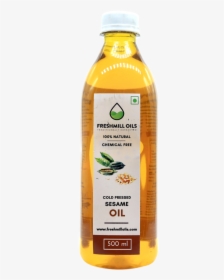 Cold Pressed Sesame Oil, HD Png Download, Free Download