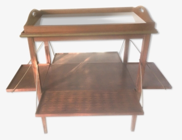 Old Tea Table, With Diamond Marquetry, With Its Removable - Coffee Table, HD Png Download, Free Download