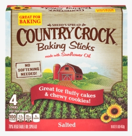 Country Crock® Salted Baking Sticks - Country Crock Soft Sticks, HD Png Download, Free Download
