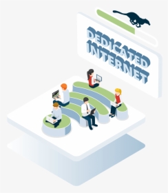 Dedicated Internet Access - Cartoon, HD Png Download, Free Download