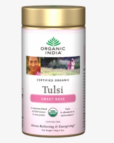 Organic India Rose Tulsi Tea, HD Png Download, Free Download