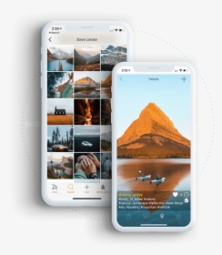 Shotzr Mobile App - Swiftcurrent Lake, HD Png Download, Free Download