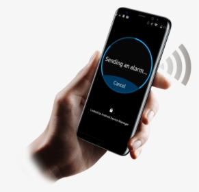 Samsung S8 Sending Alarm Hand Fade - Samsung De La Pantalla Redonda, HD Png Download, Free Download