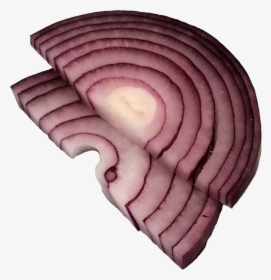 Sliced Onion 3 - Red Onion, HD Png Download, Free Download