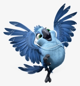 Blue Parrot Png Background Image - Rio Character, Transparent Png, Free Download
