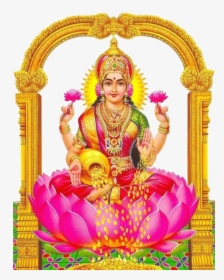 Transparent Lakshmi Devi Durga Tradition Religion For - Lakshmi Devi, HD Png Download, Free Download