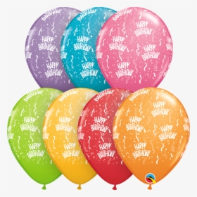 Happy Birthday Printed Balloons, HD Png Download, Free Download