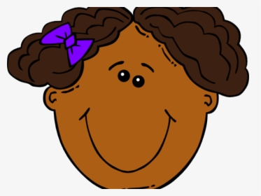 Girl Face Cartoon Clipart - Clipart Girl Face, HD Png Download, Free Download