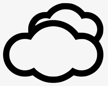 Few Clouds - Cloudy Weather Symbol Png, Transparent Png, Free Download