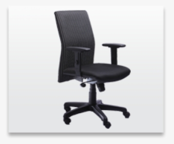 Low Back Office Desk Chair With Arms, HD Png Download, Free Download