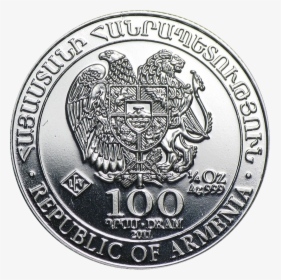 Am Noah"s Ark 2011 100dram - 1 4 Oz Noahs Ark Silver Coin 2019 Armenia, HD Png Download, Free Download