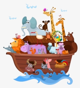 Noah"s Ark Child"s Nursery Pictures Are On Transparent - Noah Ark Free Png, Png Download, Free Download