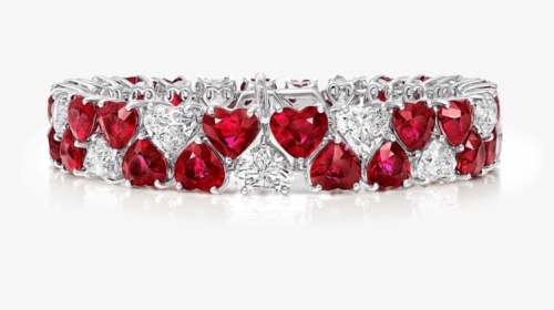 Graff Ruby And Diamond Bracelet - Graff Ruby And Diamond Bangle, HD Png Download, Free Download