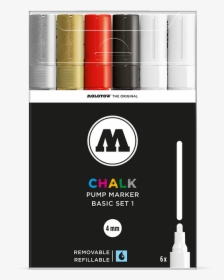 Chalk Marker Basic Set 1 "  Title="chalk Marker Basic - Molotow, HD Png Download, Free Download