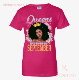 Floral Black Queen Are Born In September Birthday Gift - Girl, HD Png Download, Free Download