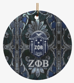 Zeta Phi Beta Circle Ornament - Emblem, HD Png Download, Free Download