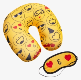 Emoji Travel Pillow & Eye Mask Set, HD Png Download, Free Download