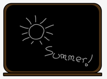 Vector Clip Art Of Blackboard - Summer School Clip Art, HD Png Download, Free Download