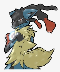 Mega Lucario Made As A Request For Someone, I Went - Cartoon, HD Png Download, Free Download