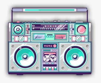 Transparent Home Theater Clipart - Clip Art Boom Box, HD Png Download, Free Download