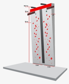 Speed Climbing Wall Sketch - Speed Climbing Route Map, HD Png Download, Free Download