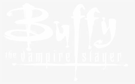 Buffy The Vampire Slayer 01 Logo Black And White - Transparent Buffy The Vampire Slayer Logo, HD Png Download, Free Download