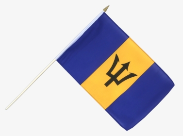 Hand Waving Flag - Barbados Flag, HD Png Download, Free Download
