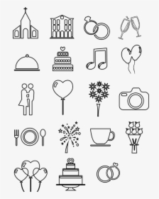 Wedding Timeline Icons Transparent Png, Png Download, Free Download