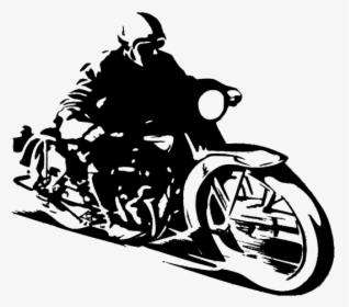 Motorbike, Moto, Motorcycle - Vintage Moto Clipart Black And White, HD Png Download, Free Download