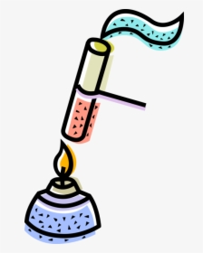 Bunsen Burner With Testtube, HD Png Download, Free Download