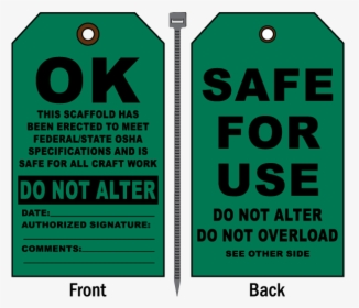 Scaffolding Tags, HD Png Download, Free Download